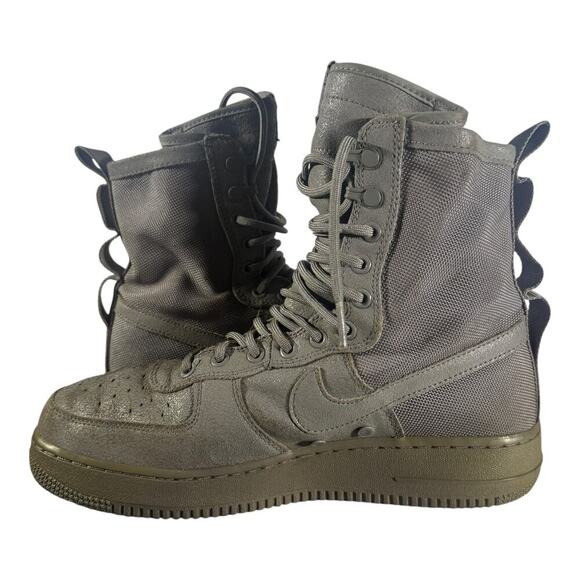 Nike Men\'s SF AF1 QS Dust 903270 001 Size 10 High Top Boots Gray